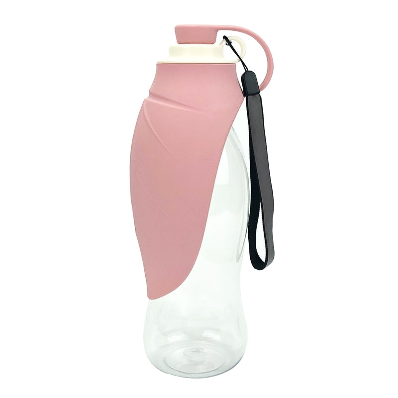 Portable Water Bottle Silicone Leaf Design