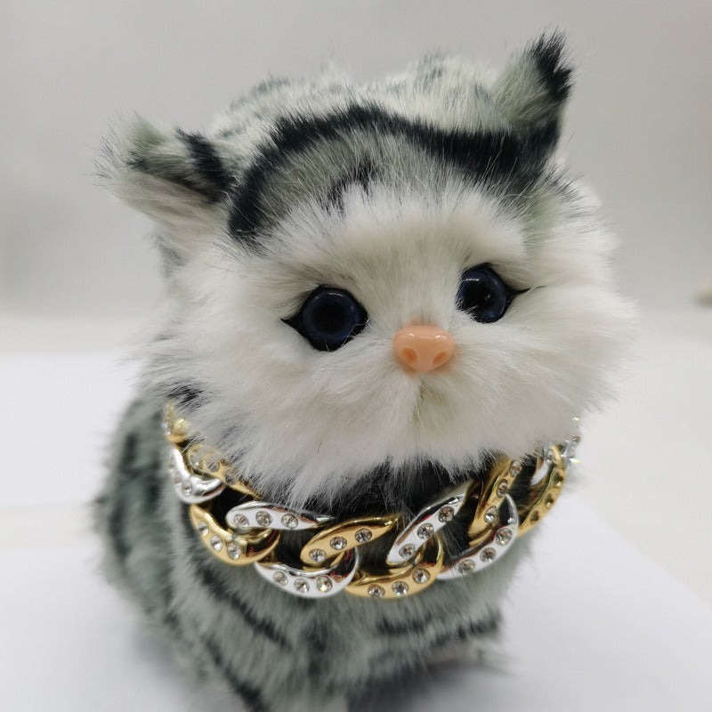 Pet Chain/Rhinestone Necklace