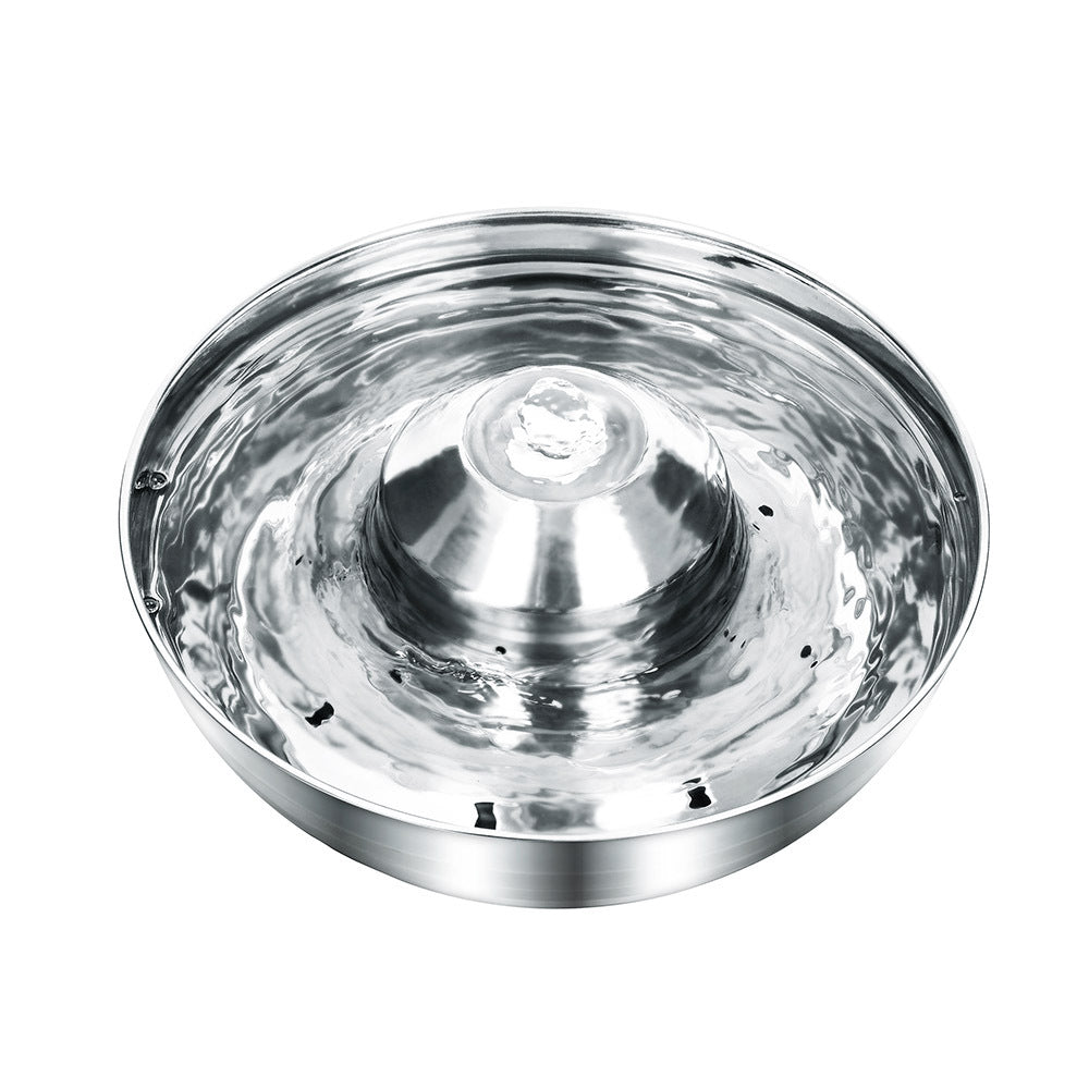 Stainless steel pet water fountain