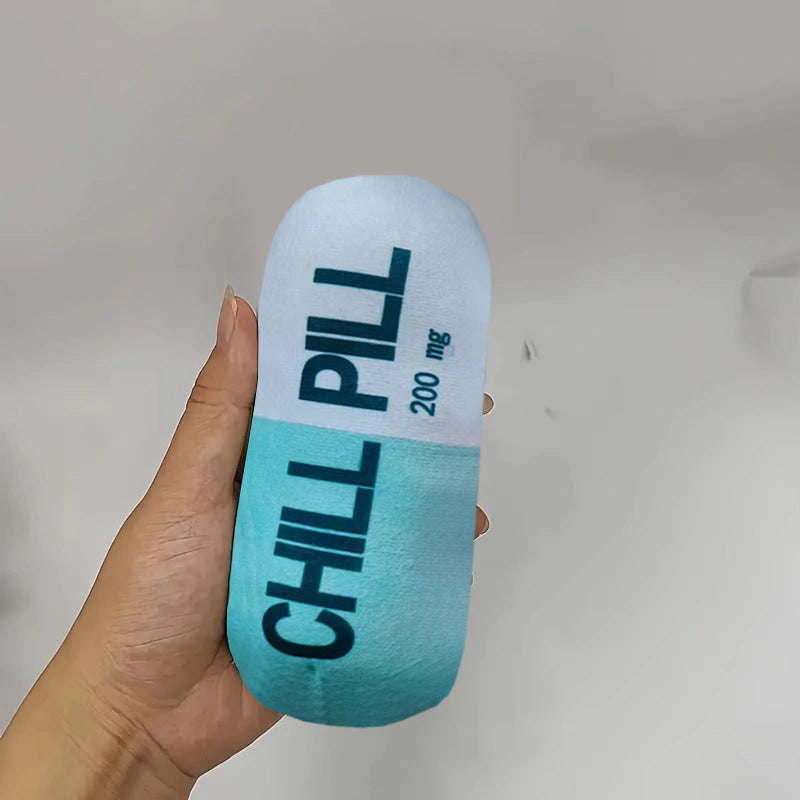 Plush Chill Pill Toy