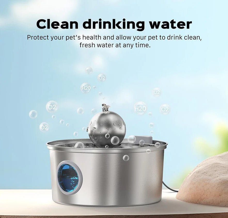 Dual flow water fountain