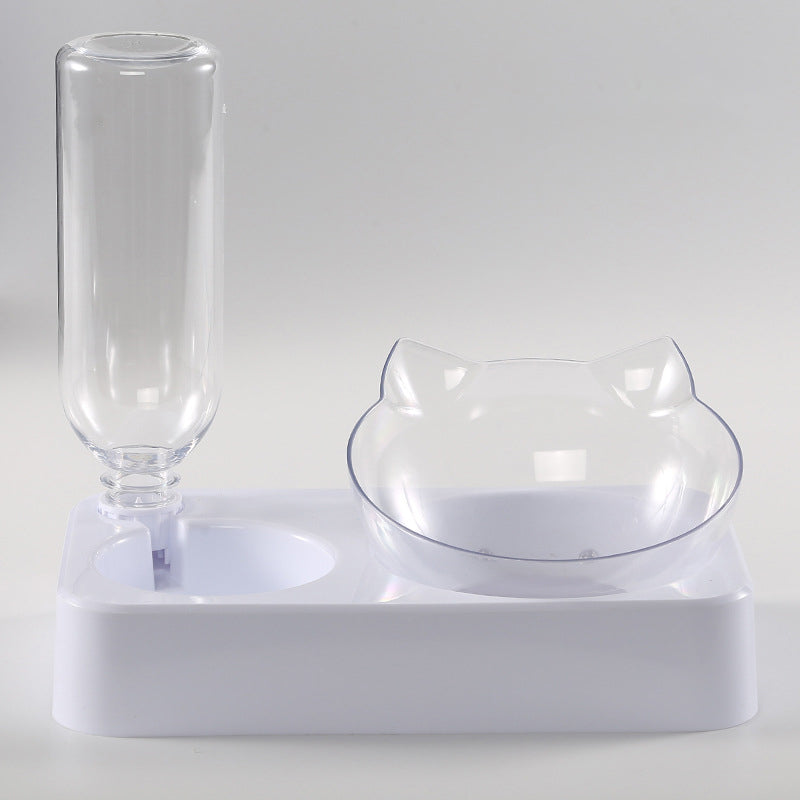Cat Automatic Waterer with Food Bowl