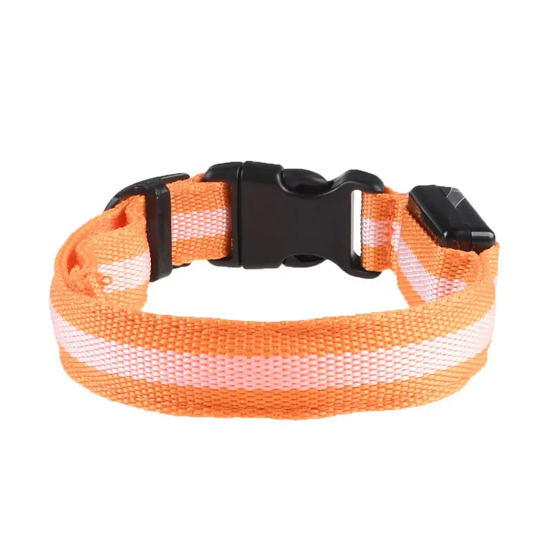 Nylon Rechargeable LED Collar