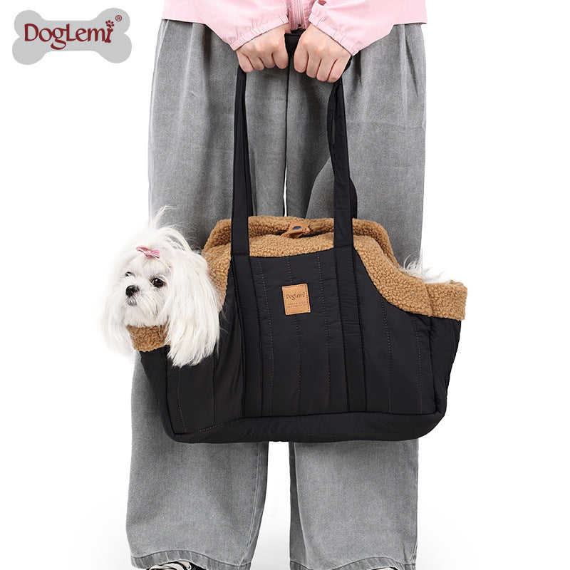 Winter Fleece Pet Carrier