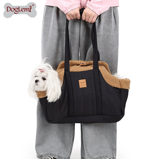 Winter Fleece Pet Carrier