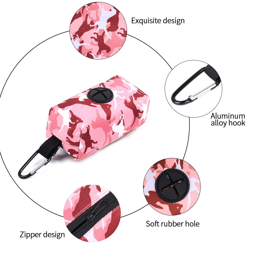 4Pc Harness/Collar/Leash/Poop Bag Set