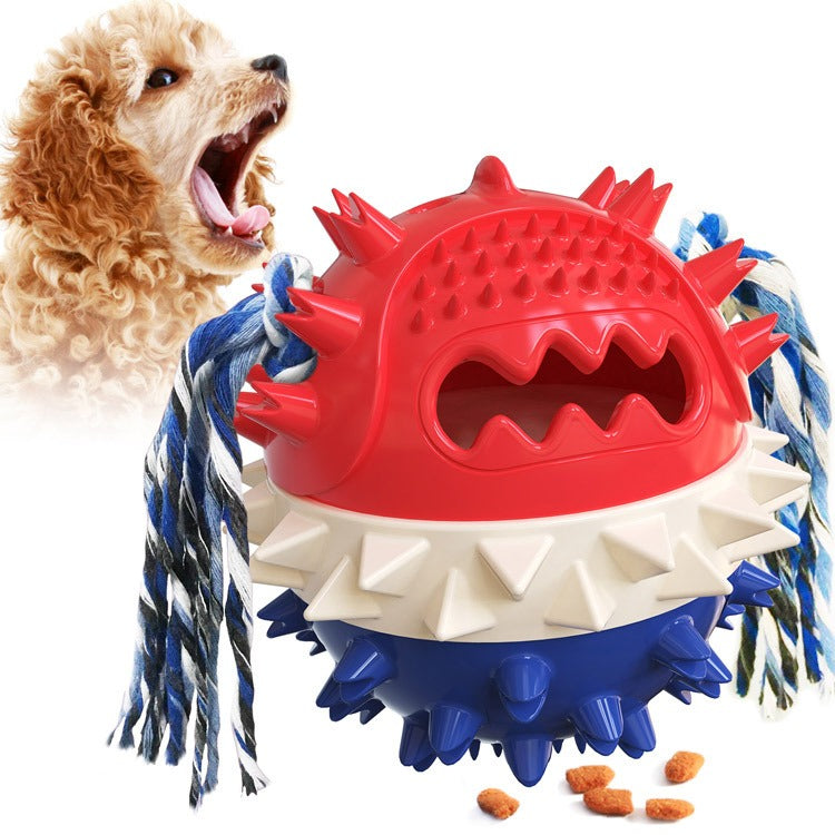 Squeaking food dispenser teether