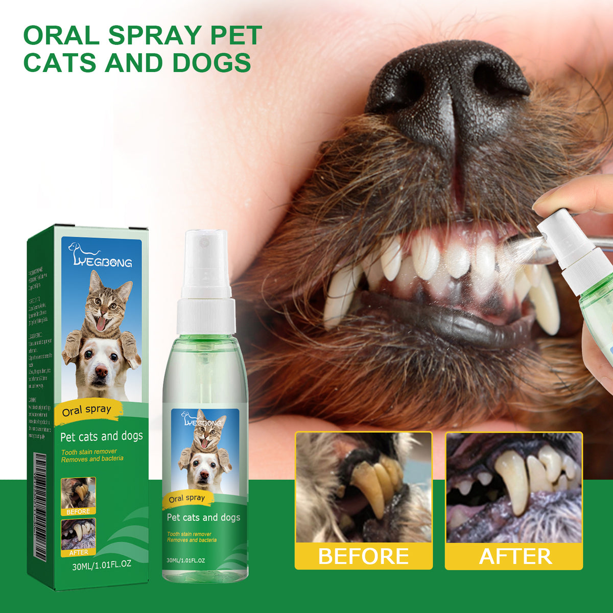 Mint fresh breath spray