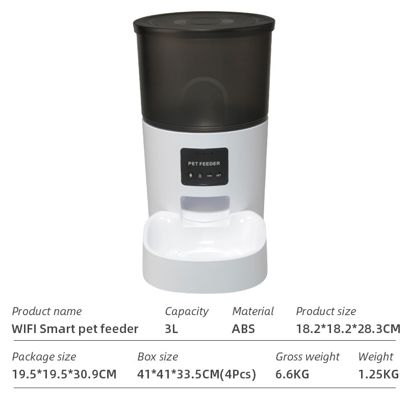 WiFi Smart Automatic Pet Feeder