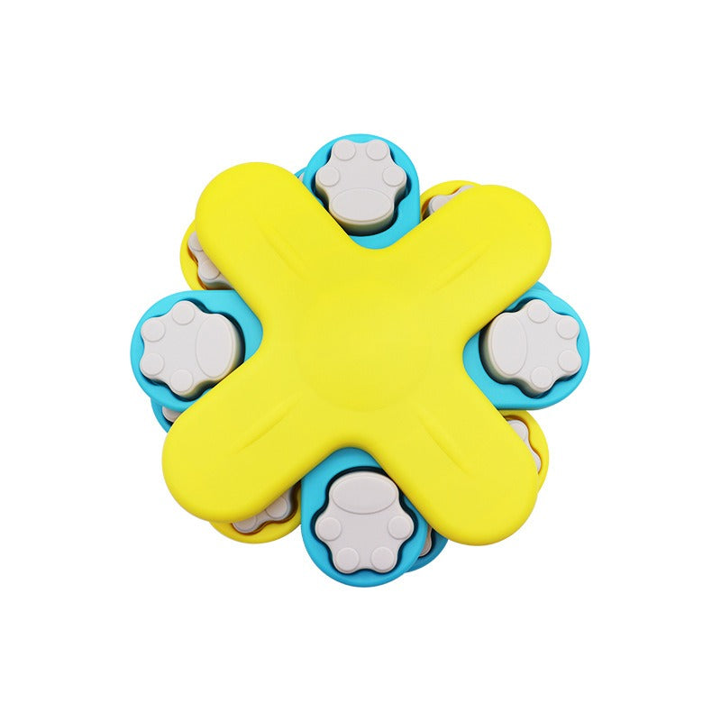 Spinning food puzzle