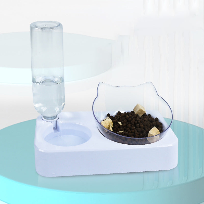 Cat Automatic Waterer with Food Bowl