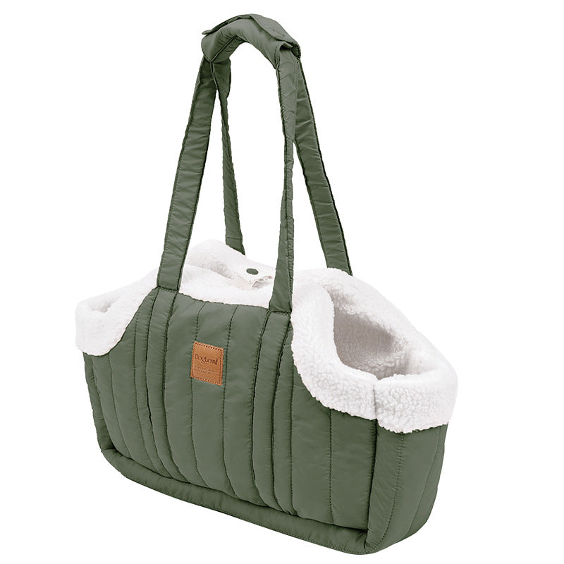 Winter Fleece Pet Carrier