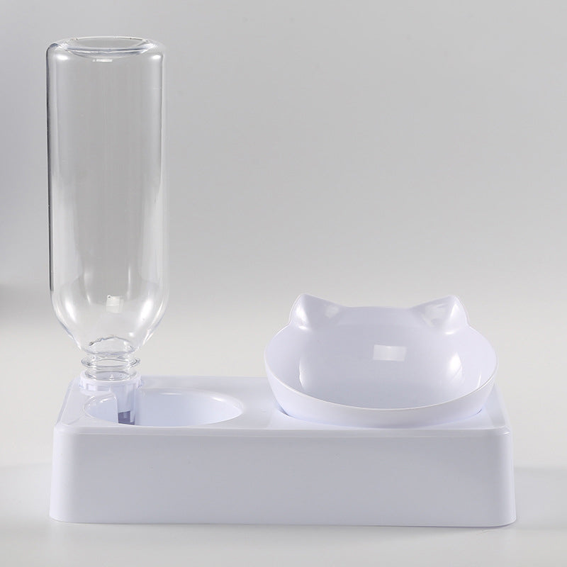 Cat Automatic Waterer with Food Bowl