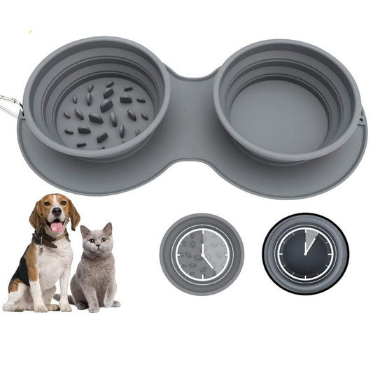 Foldable Silicone Slow Feeder/Water Bowls