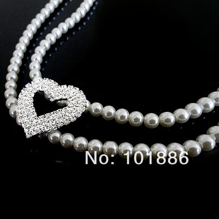 Pearl/Rhinestone Necklace