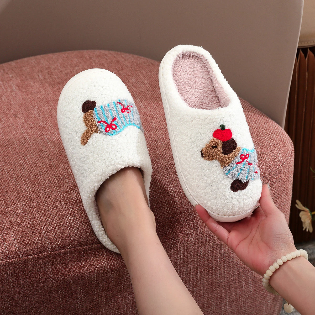 Dachshund Thick-Soled Slippers