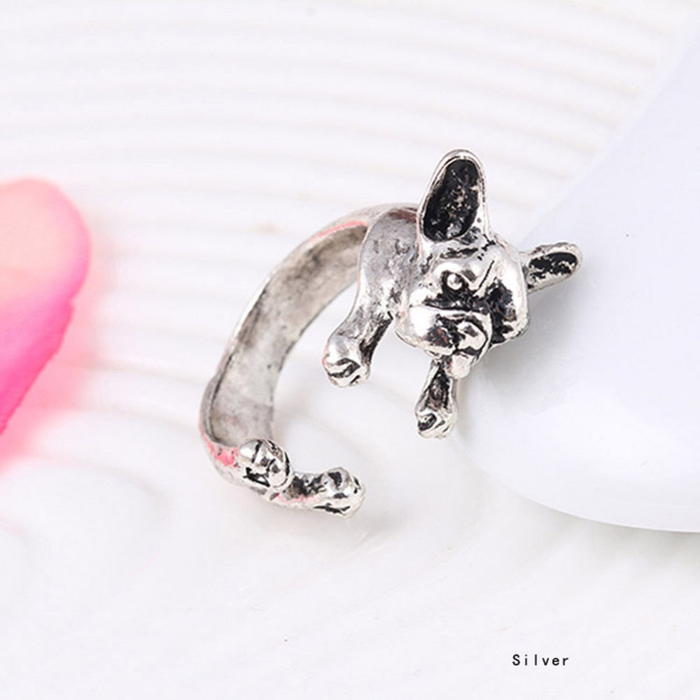 1 pc French Bulldog Ring