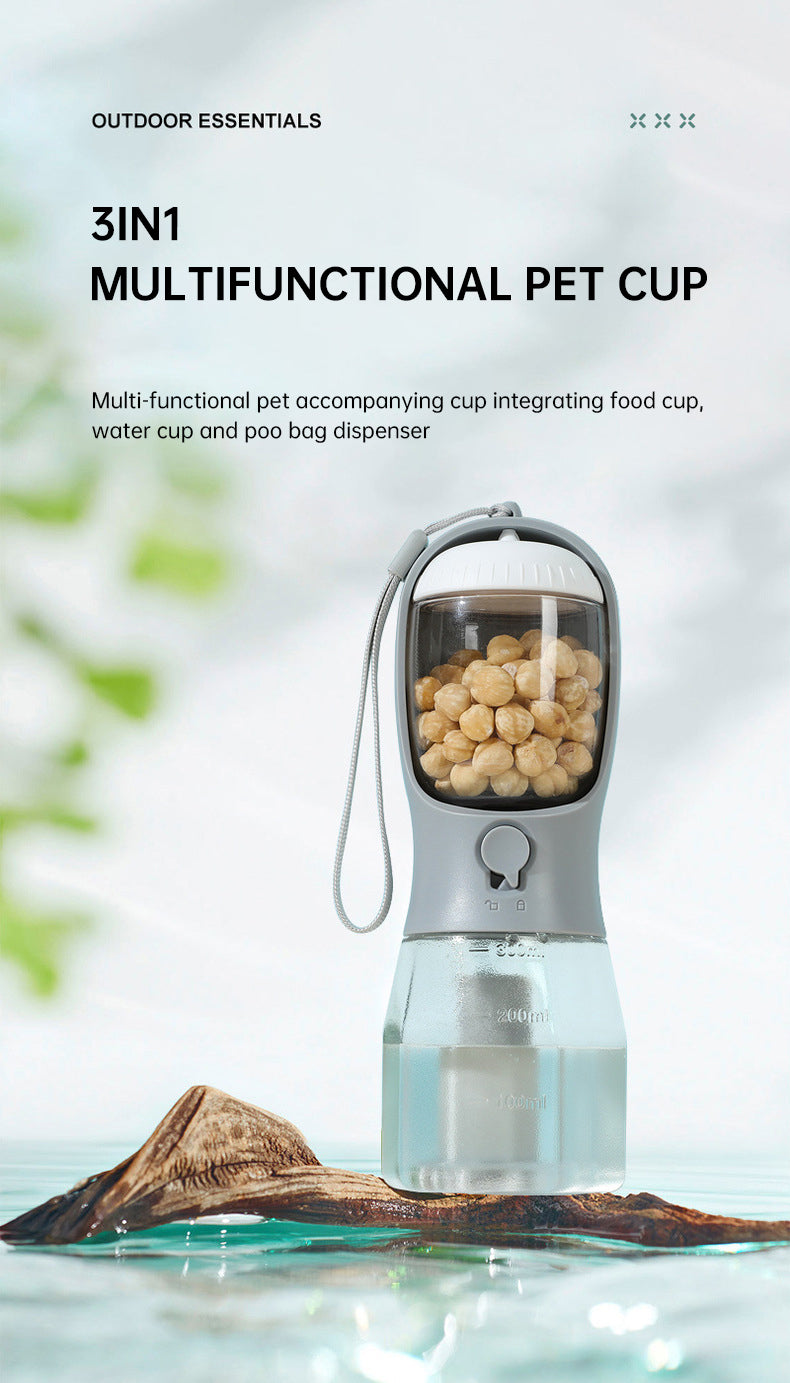 3 in 1 Pet Water Bottle