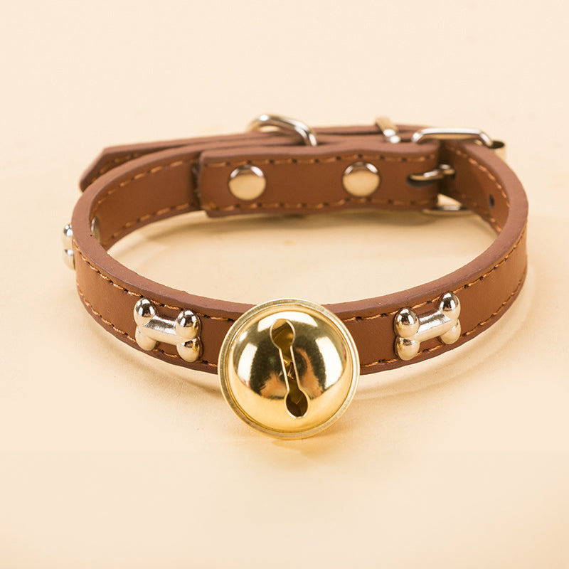 Leather Bell Collar