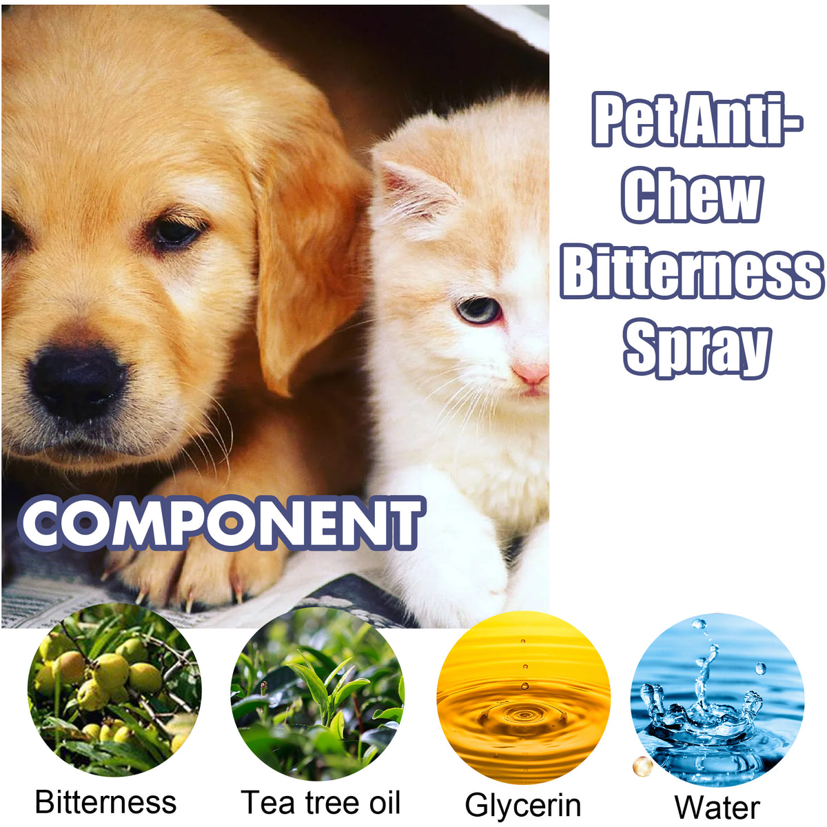 No chew bitter training spray