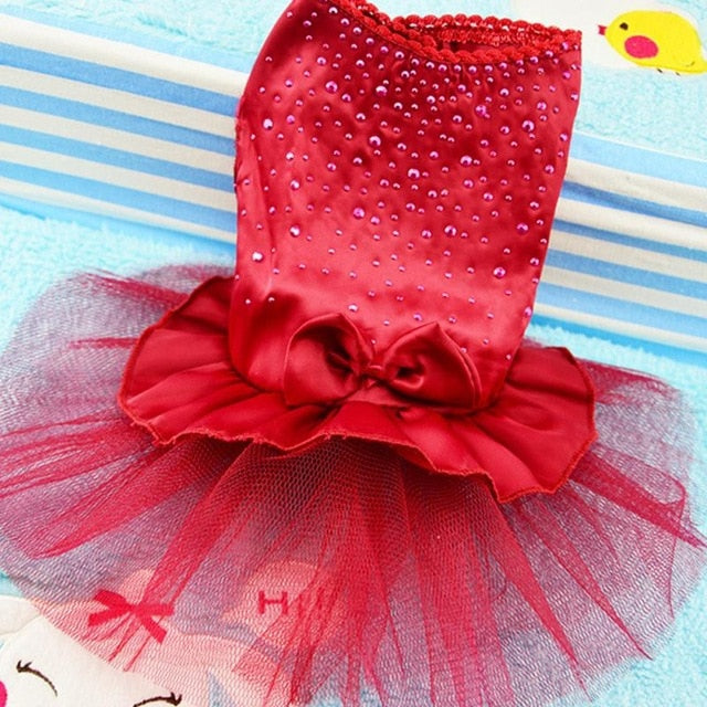 Rhinestone Tutu Dog Dress