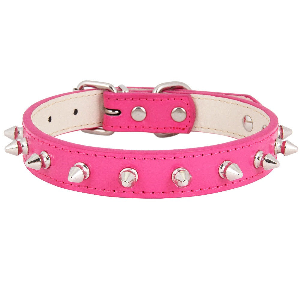 Leather Spike Collar