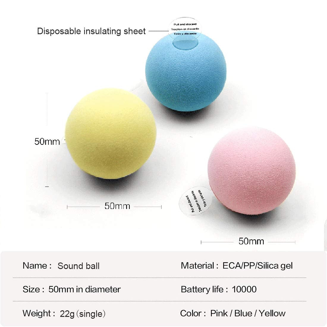 Rechargeable Interactive Cat Ball