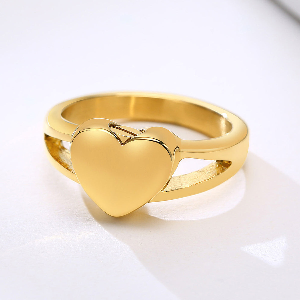 heart-shaped urn ring