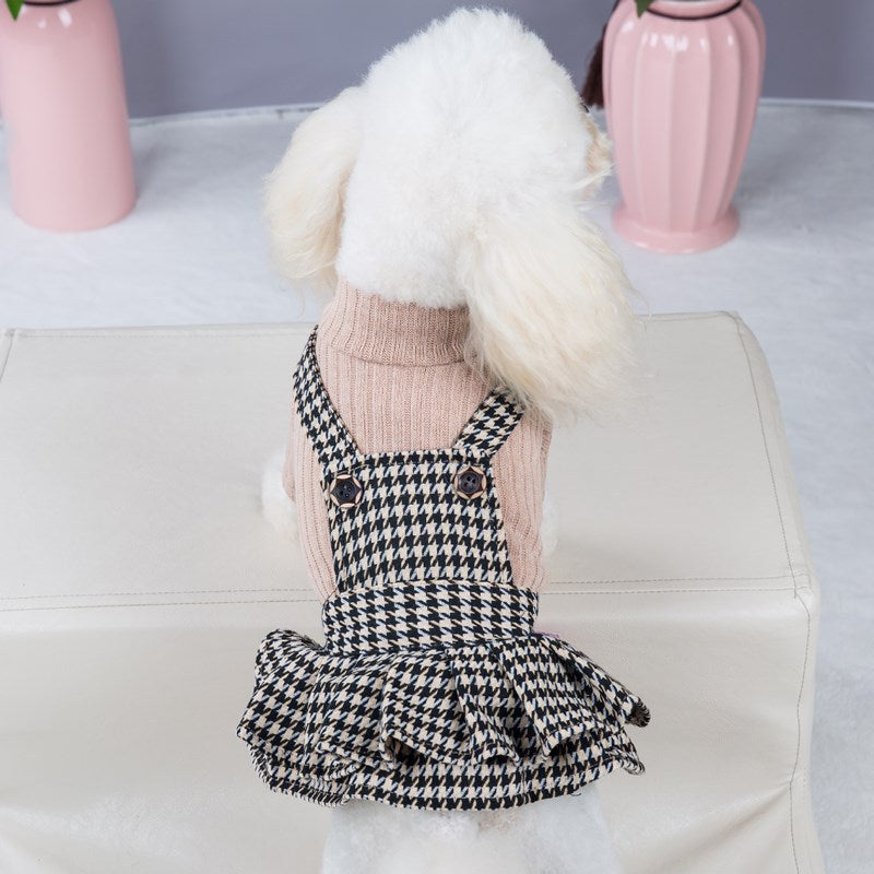 Plaid Dress/Overalls