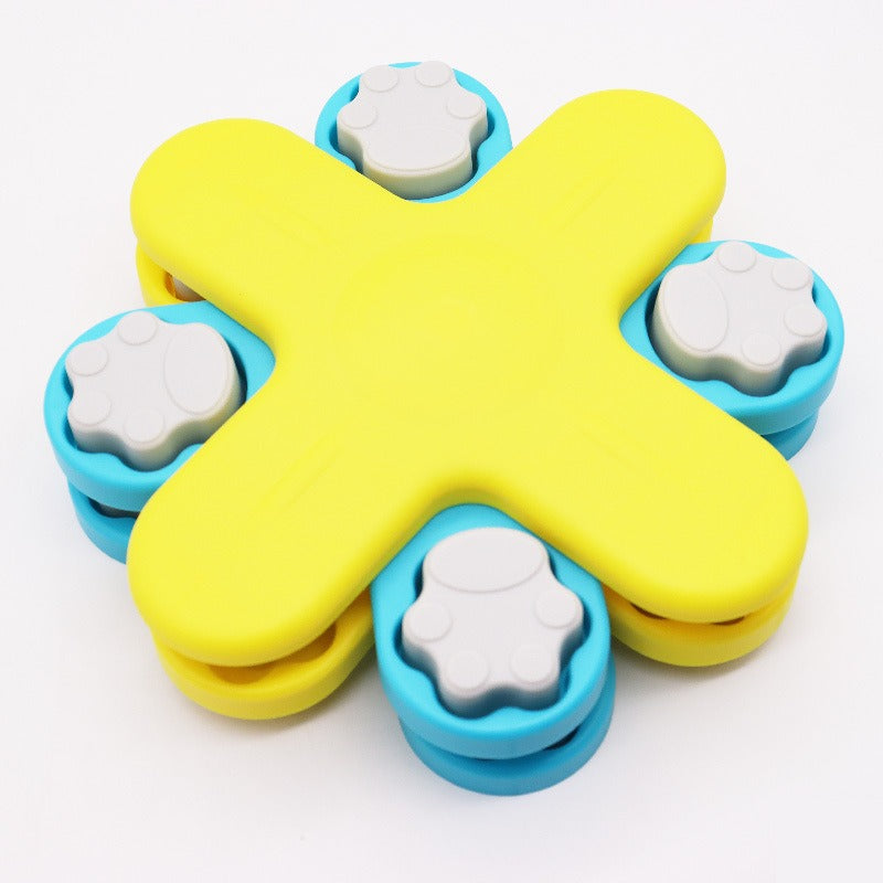 Spinning food puzzle