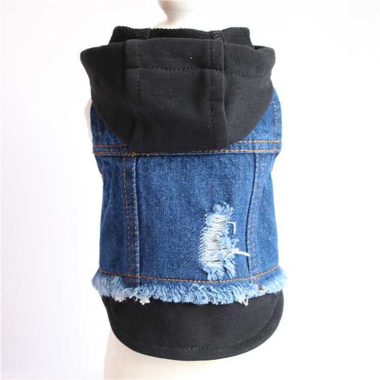 Denim hoodie