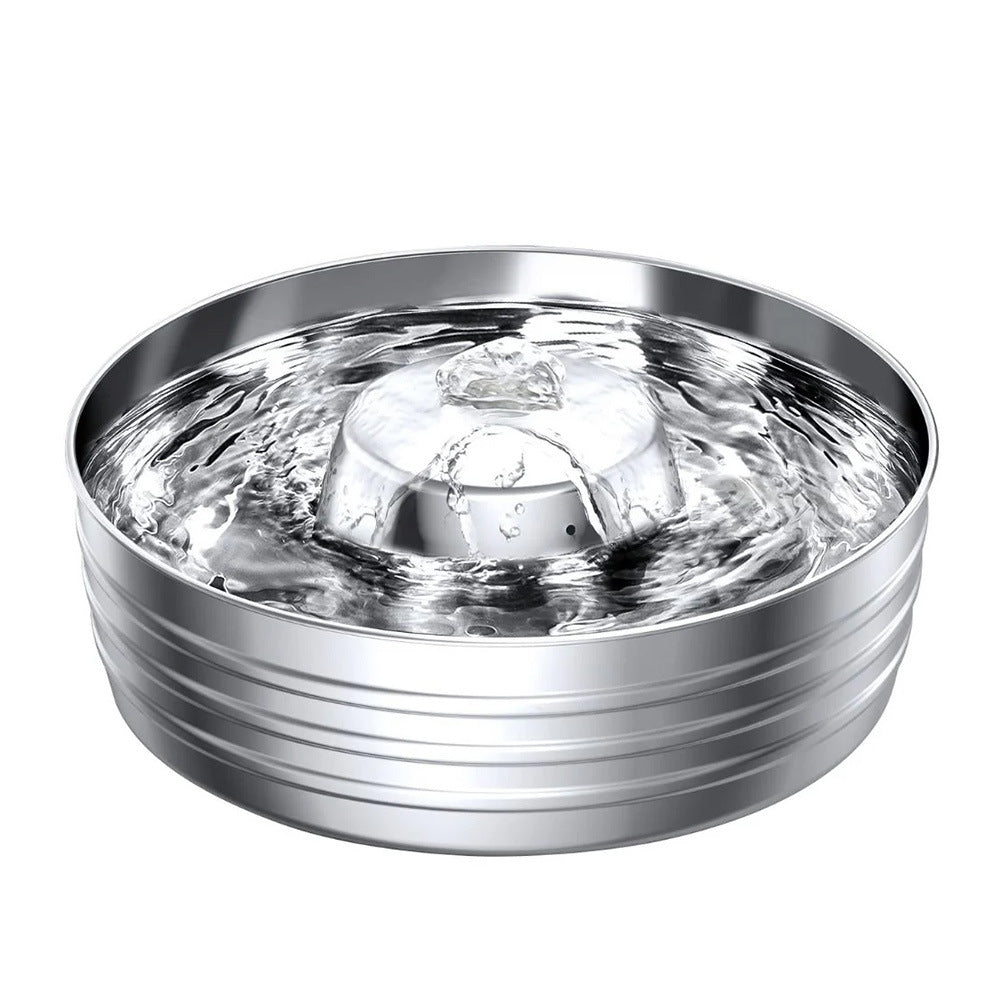 Stainless steel pet water fountain