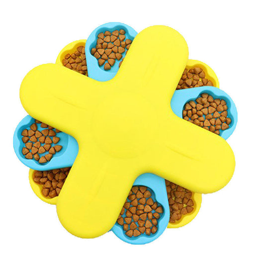 Spinning food puzzle