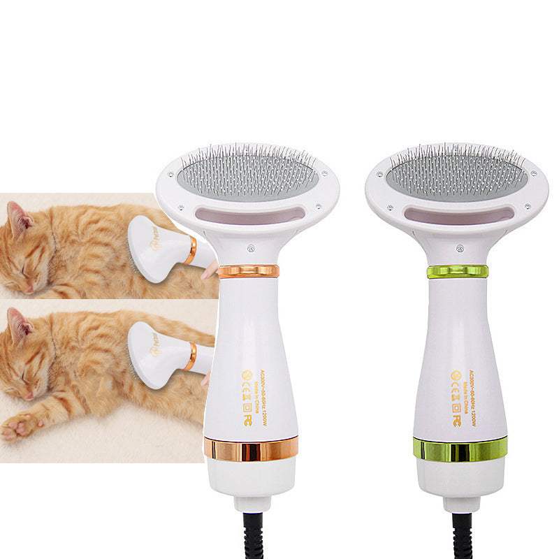 Two-In-One Pet Hot Air Brush