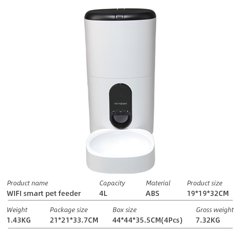 WiFi Smart Automatic Pet Feeder