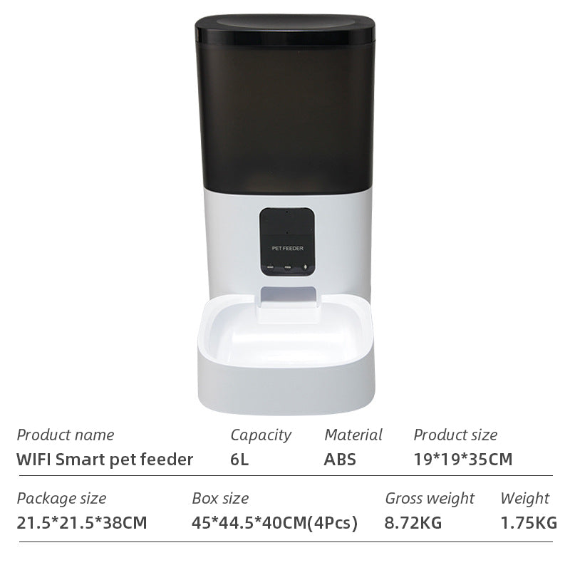 WiFi Smart Automatic Pet Feeder