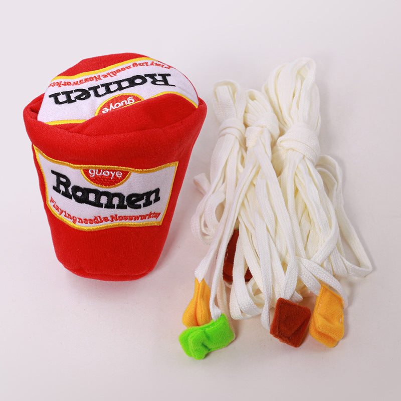 Ramen Dog Toy
