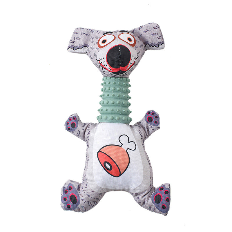 Squeaky Plush Toy with Teether