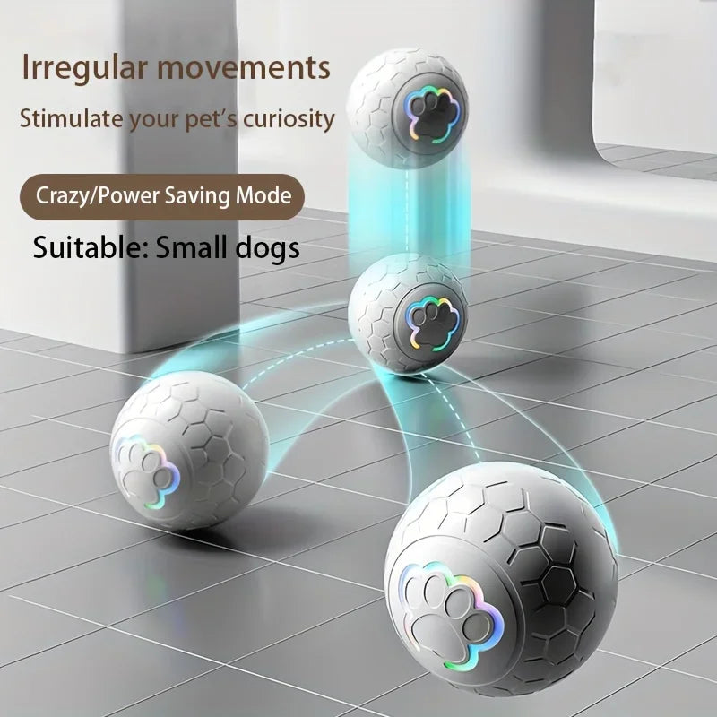 Rechargeable rolling/bouncing ball