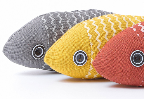 Catnip Infused Fish Toy