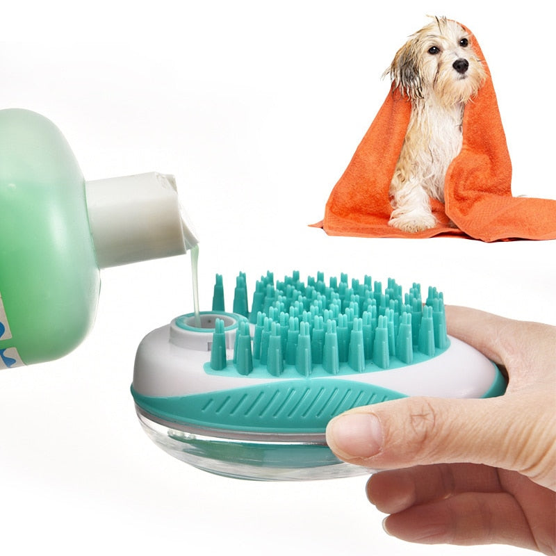Shampoo Dispensing Bath Brush