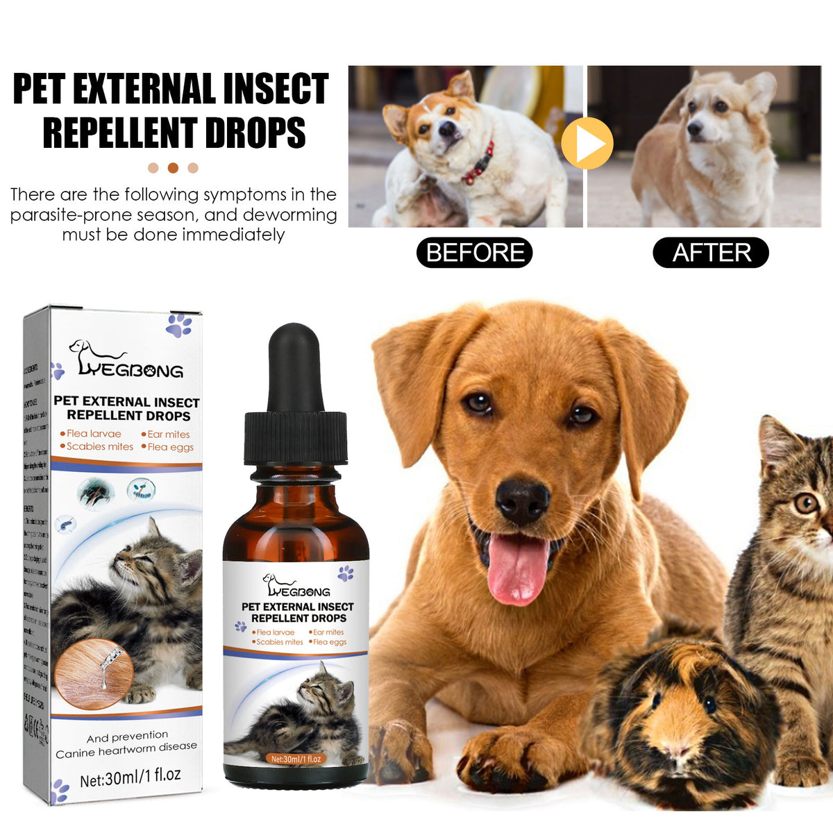 Topical Insect Repellent Drops