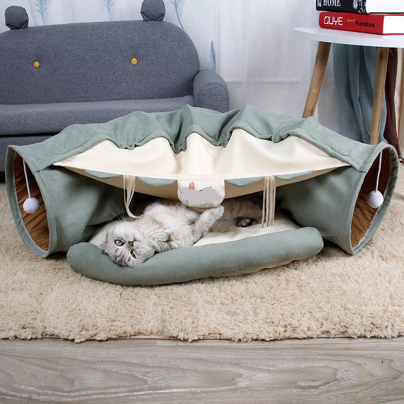 Cat Tunnel Bed