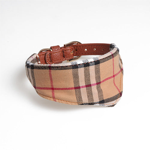 Plaid Bandana/Bow Collar