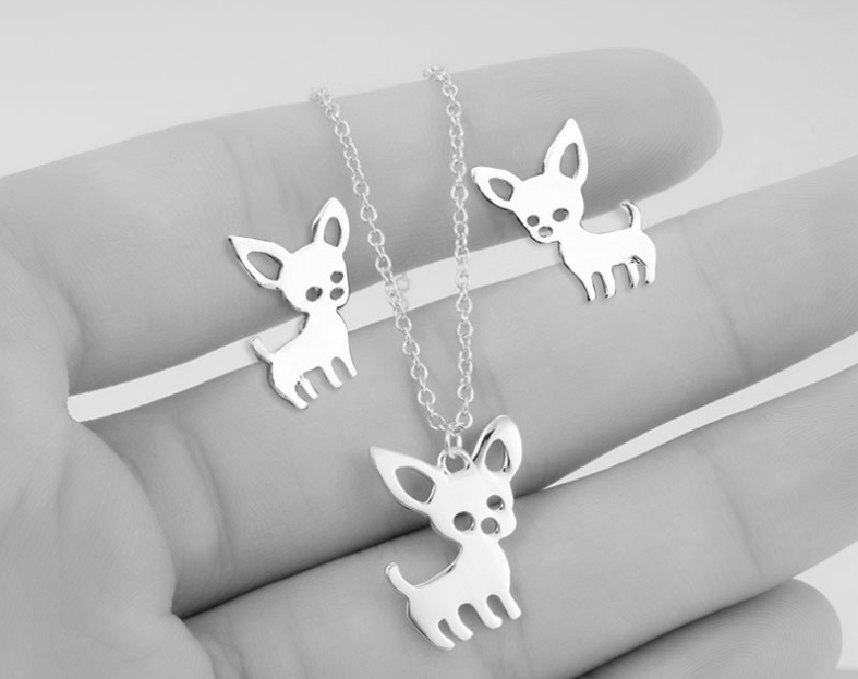 Chihuahua Pendant Necklace