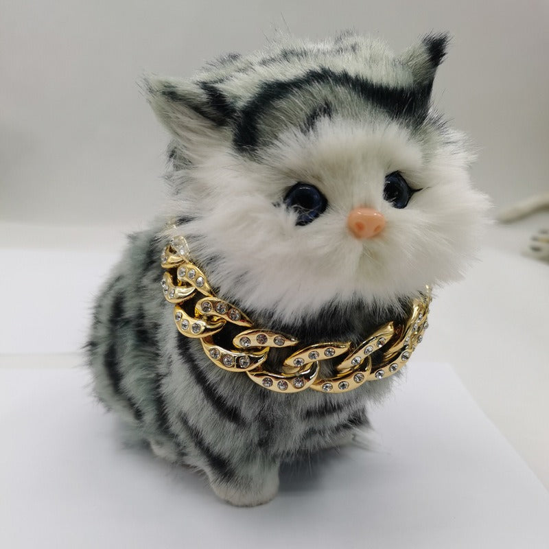 Pet Chain/Rhinestone Necklace