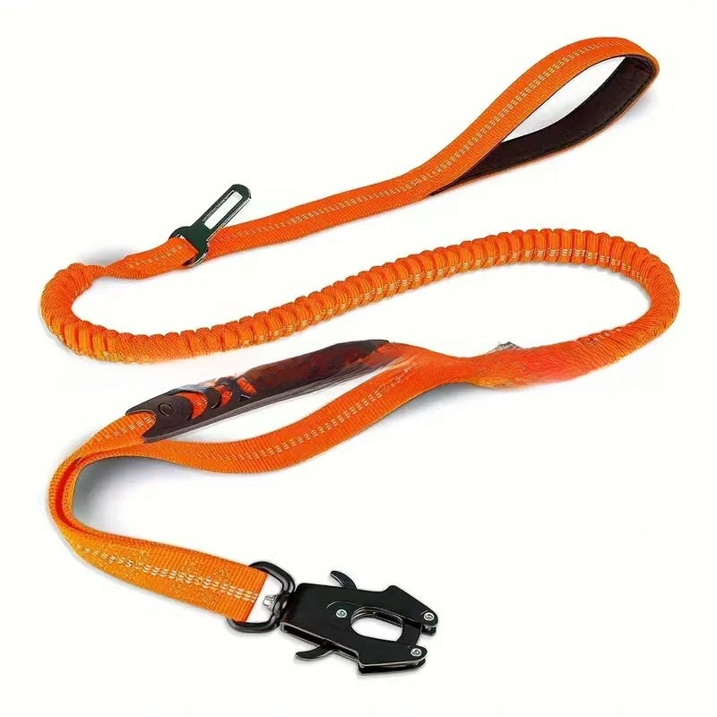 Dog Leash with Seat Belt Clip