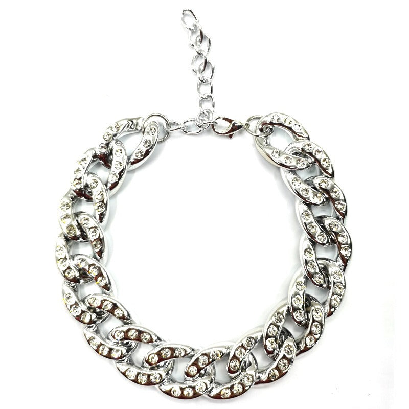 Pet Chain/Rhinestone Necklace