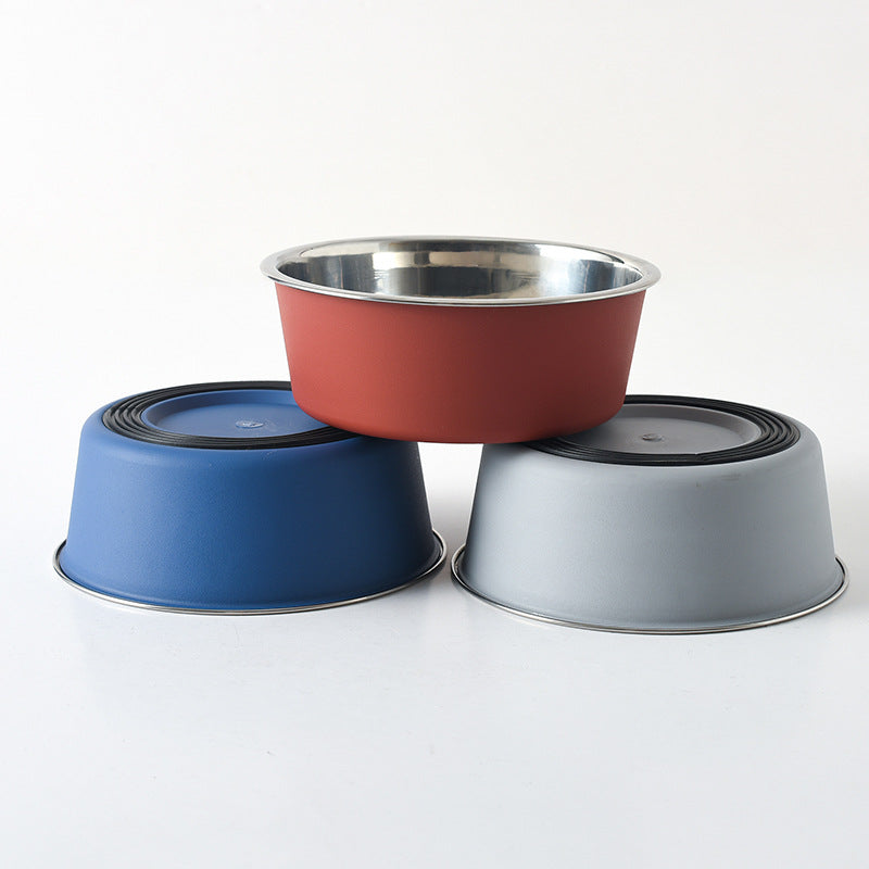 Anti-Skid Stainless Steel Food/Water Bowl