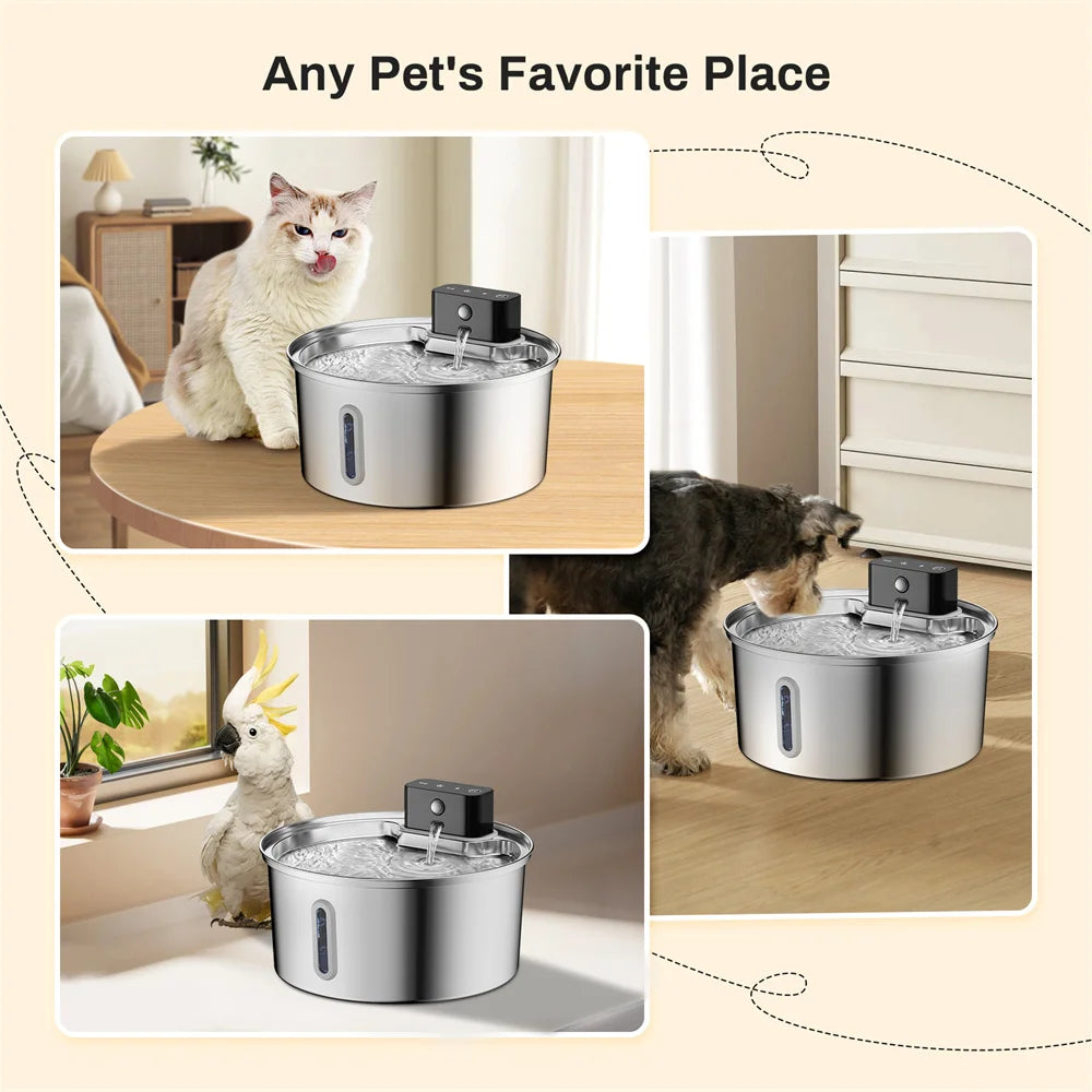 3.2L Motion sensing water fountain
